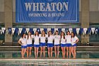 Women's Swimming team photo  Wheaton College Women's Swimming & Diving 2021-22 team photo - Photo By: KEITH NORDSTROM : Wheaton, Swimming, team photo